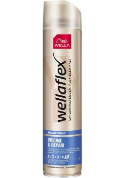 Лак для волос объем и восстановление Wellaflex 250 мл